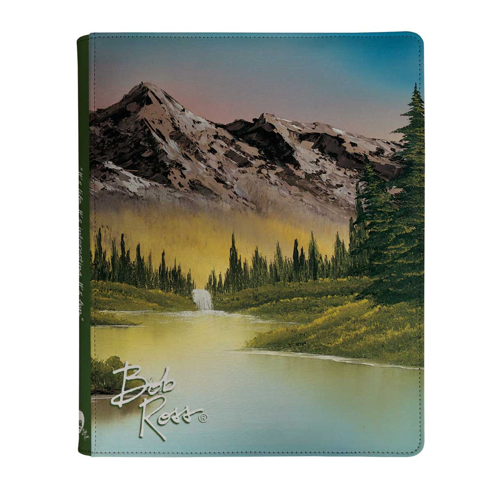 Binder: PRO 9-Pocket Zippered- Bob Ross Mountain Retreat