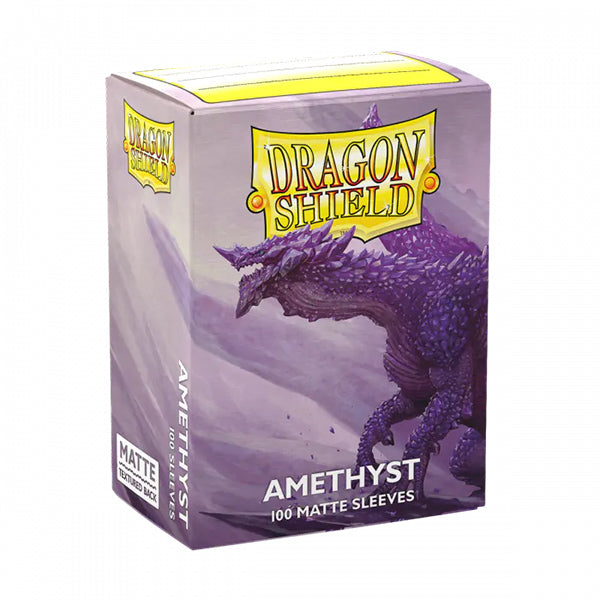 Dragon Shield: Standard 100ct Sleeves - Amethyst (Matte)