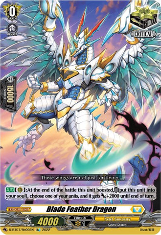 Blade Feather Dragon (D-BT07/Re09EN) [Raging Flames Against Emerald Storm]
