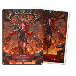 Dragon Shield: Standard 100ct Art Sleeves - Flesh and Blood (Cindra, Dracai of Retribution)
