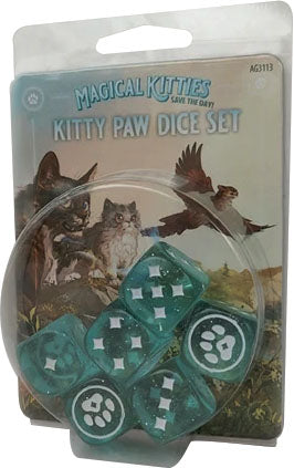 Magical Kitties Save the Day Kitty Paw Dice Set