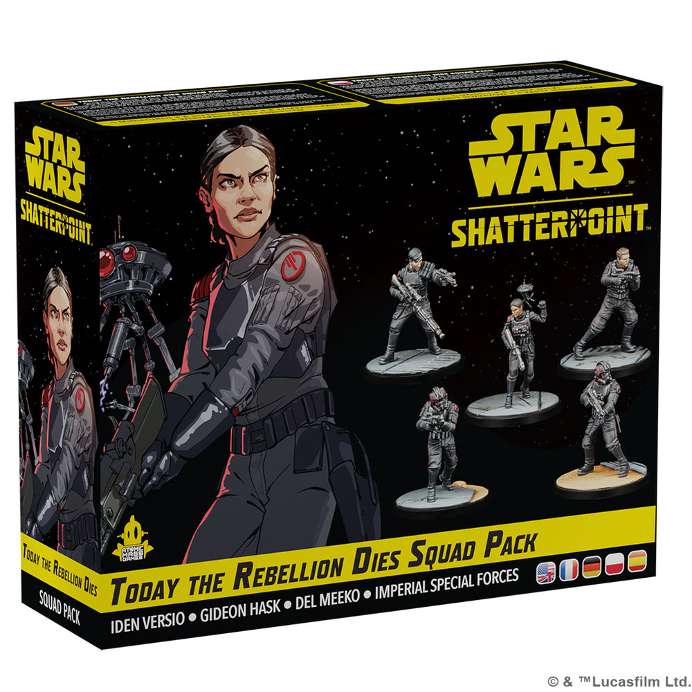 Shatterpoint Today The Rebellion Dies Squad Pack