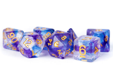 Unicorn Resin 16mm Poly Dice Set : Midnight Fantasy (7)