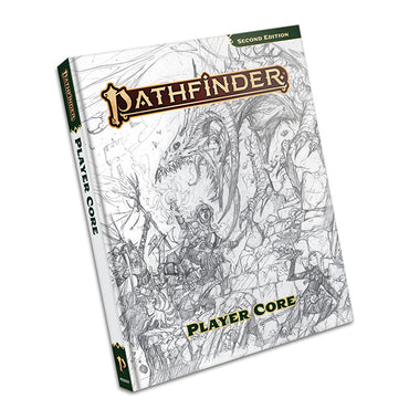 Pathfinder RPG 2e: Player Core Remastered Sketch Cover