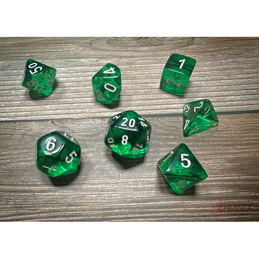 7-Die Set Translucent: Green/White