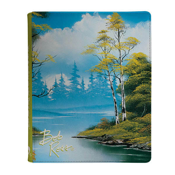 Binder: PRO 9-Pocket Zippered- Bob Ross Lakeside Path