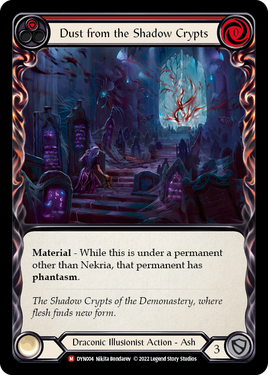 Dust from the Shadow Crypts [DYN004] (Dynasty)  Rainbow Foil