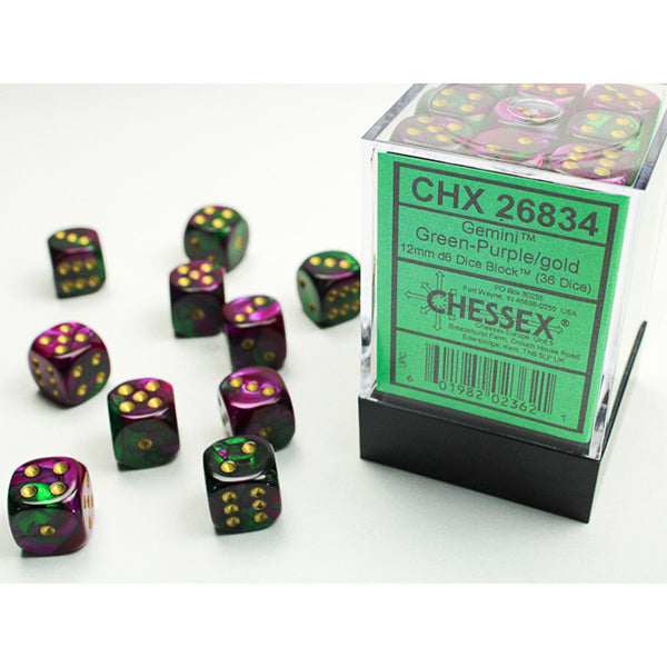 Gemini 12mm d6 Dice Block (36 dice)