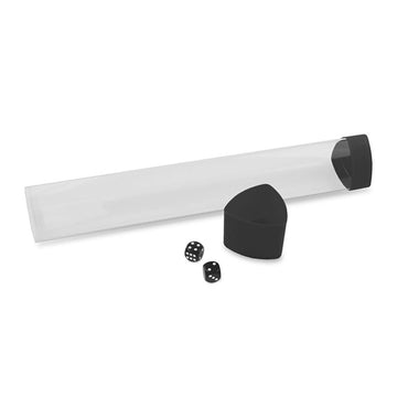 Tube: Playmat with Black Caps and Dice