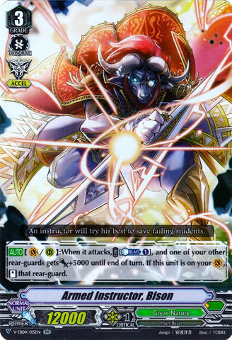 Armed Instructor, Bison (V-EB04/015EN) [The Answer of Truth]
