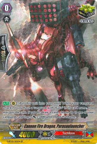 Cannon Fire Dragon, Parasaulauncher (G-BT10/S15EN) [Raging Clash of the Blade Fangs]