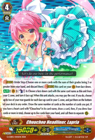 Chouchou Headliner, Lapria (G-CB05/005EN) [Prismatic Divas]