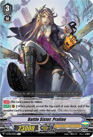 Battle Sister, Praline (V-BT08/029EN R) [Silverdust Blaze]