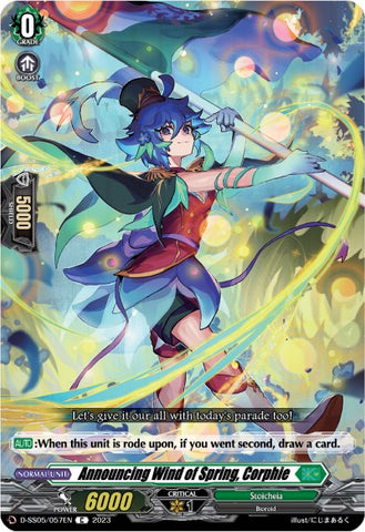 Announcing Wind of Spring, Corphie (D-SS05/057EN) [Festival Booster 2023]