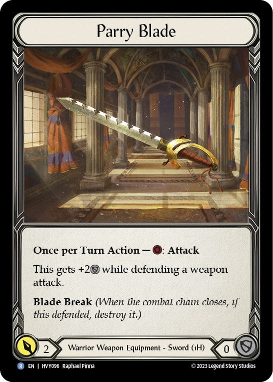 Parry Blade [HVY096] (Heavy Hitters)  Cold Foil