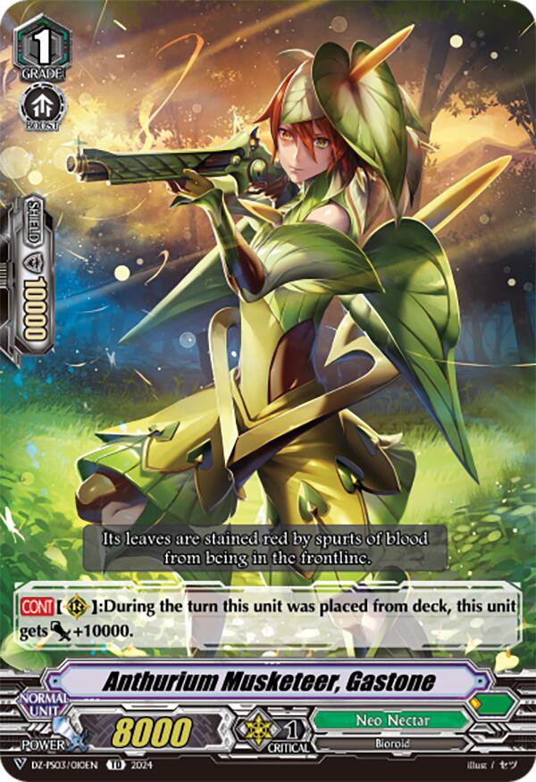 Anthurium Musketeer, Gastone (DZ-PS03/010EN) [Premium Deckset "Musketeer"]