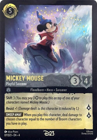 Mickey Mouse - Playful Sorcerer (7) [D23 Promos]