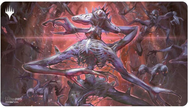 Playmat: MTG Duskmourn - Mythic Cycle Black