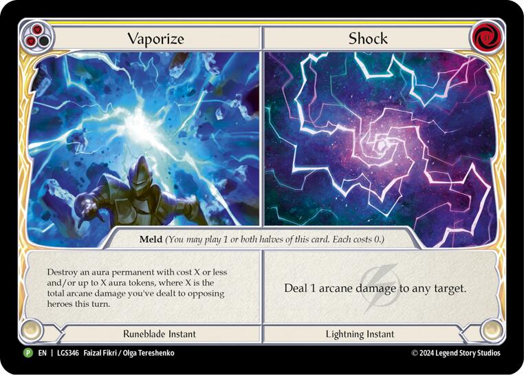 Vaporize // Shock [LGS346] (Promo)  Cold Foil