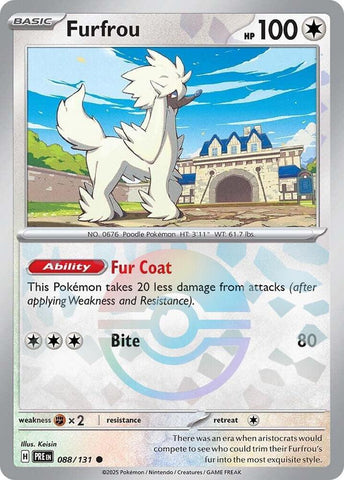 Furfrou (088/131) (Poke Ball Pattern) [Scarlet & Violet: Prismatic Evolutions]