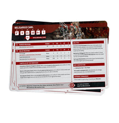 DATASHEET CARDS: ADEPTUS MECHANICUS (ENG)