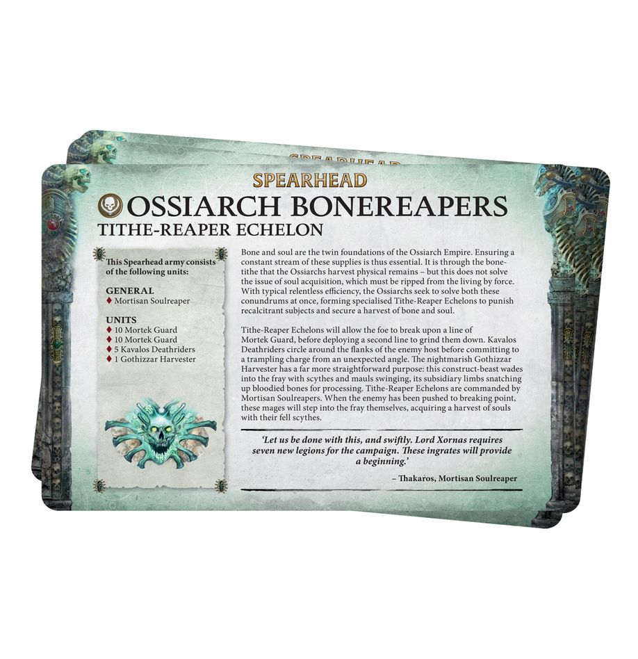 Faction Pack: Ossiarch Bonereapers