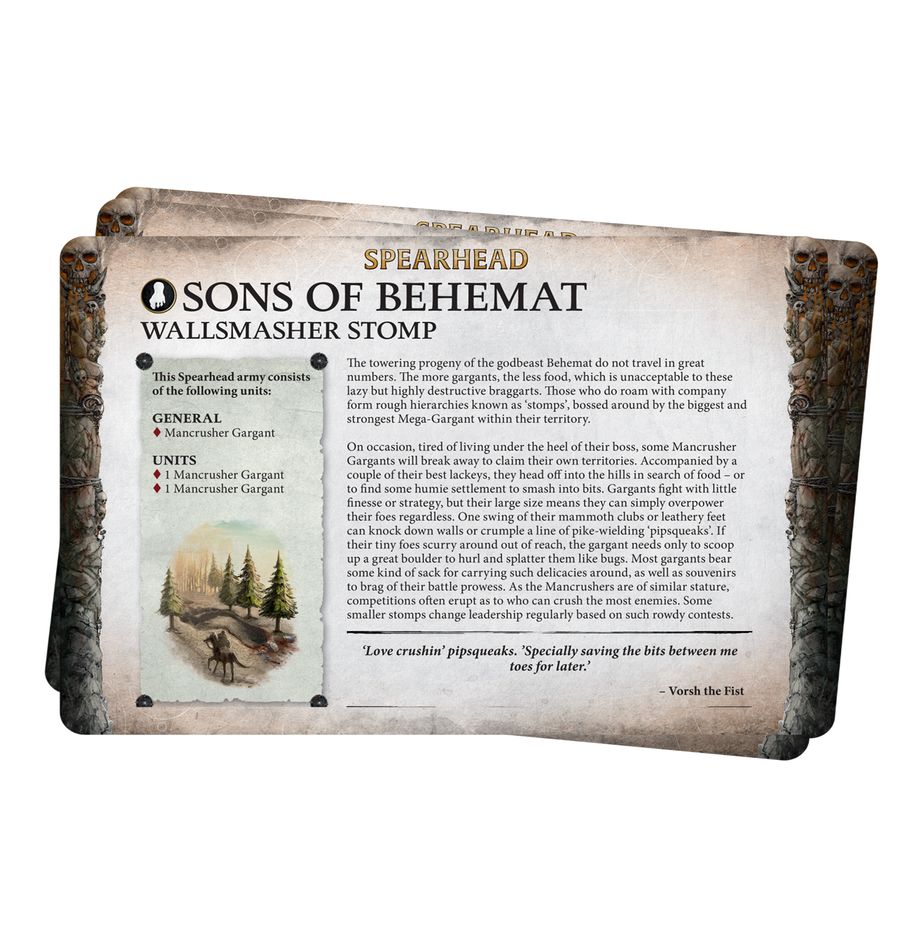 Faction Pack: Sons of Behemat