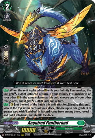 Acquired Pantheraad (DZ-BT07/014EN) [Moon Fangs & Cerulean Blaze]