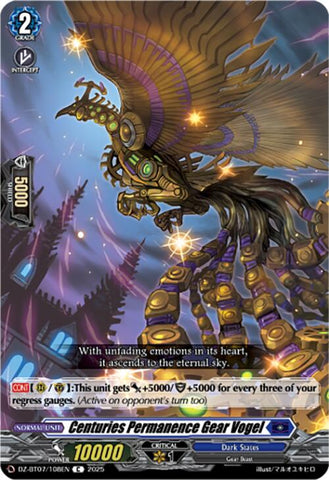 Centuries Permanence Gear Vogel (DZ-BT07/108EN) [Moon Fangs & Cerulean Blaze]