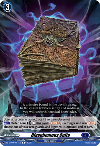 Blasphemous Cults (DZ-BT07/114EN) [Moon Fangs & Cerulean Blaze]