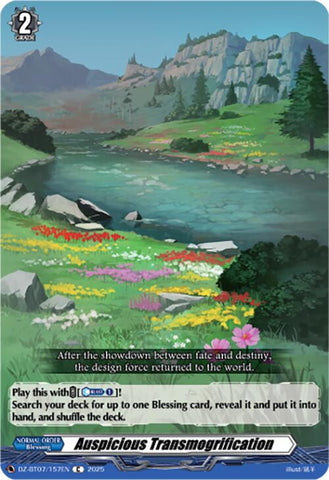 Auspicious Transmogrification (DZ-BT07/157EN) [Moon Fangs & Cerulean Blaze]