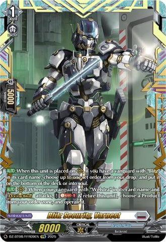 Blitz Security, Varnest (DZ-BT08/FFR09EN) [Knights 0f Rebirth]