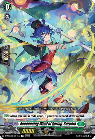 Announcing Wind of Spring, Corphie (DZ-SS06/004EN) [Master Deckset -Urara Haneyama-]