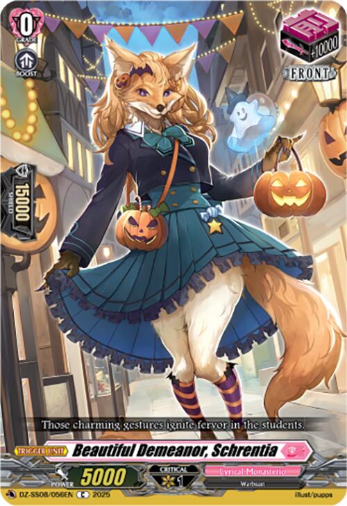 Beautiful Demeanor, Schrentia (DZ-SS08/056EN) [Festival Booster 2025]