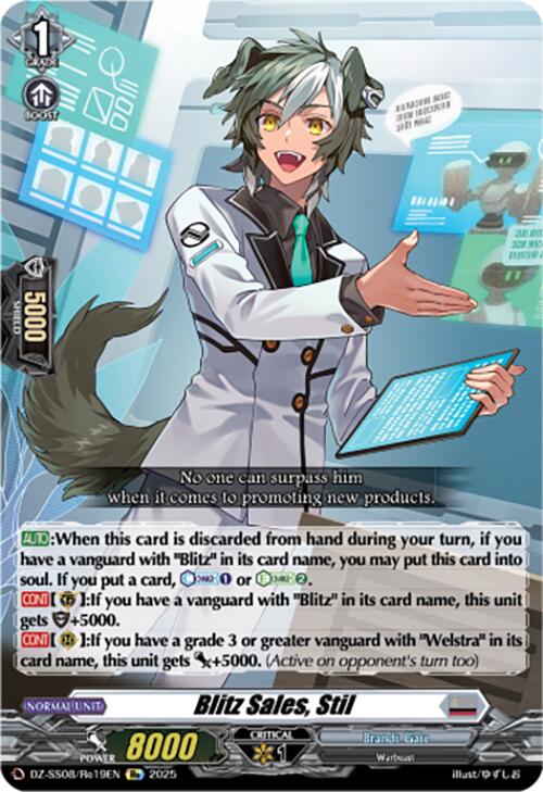 Blitz Sales, Stil (DZ-SS08/Re19EN) [Festival Booster 2025]