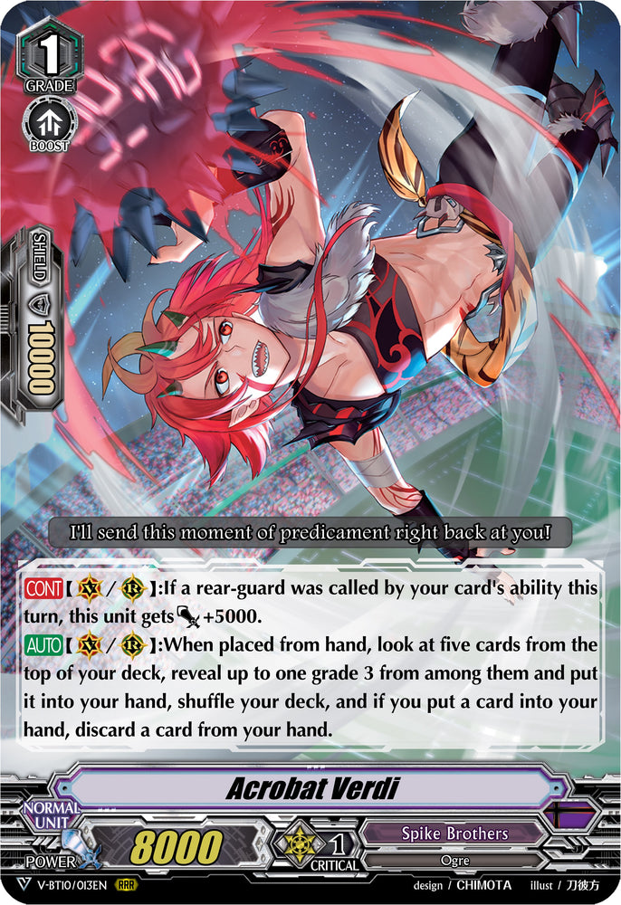 Acrobat Verdi (V-BT10/013EN) [Phantom Dragon Aeon]