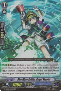 Blue Wave Soldier, Bright Shooter (G-CB02/009EN) [Commander of the Incessant Waves]