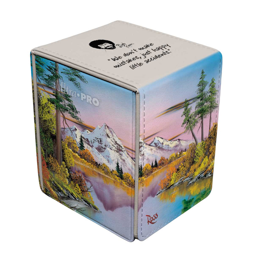 Deckbox: Alcove Flip 100+- Bob Ross Mighty Mountain Lake