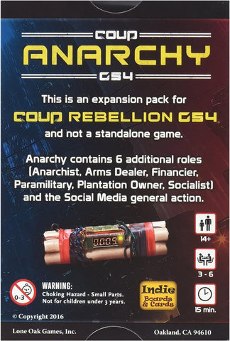 Coup: Rebellion G54 – Anarchy