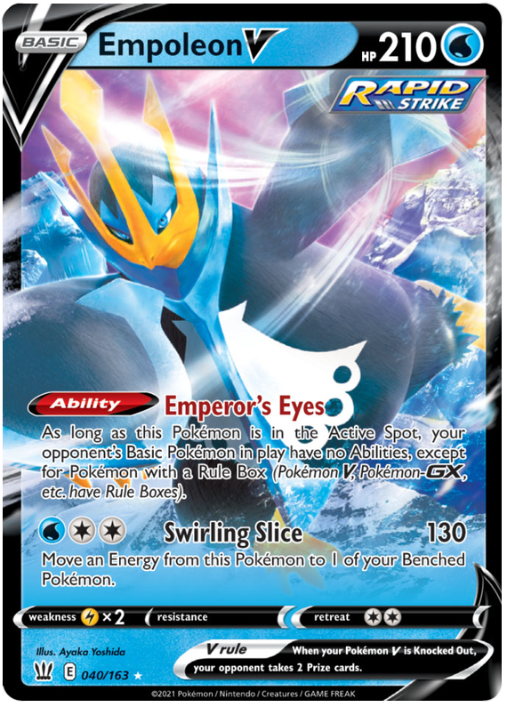 Empoleon V (040/163) [Sword & Shield: Battle Styles]