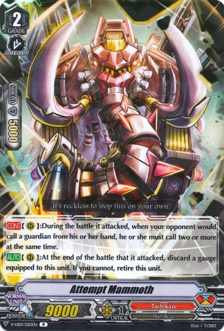 Attempt Mammoth (V-EB01/020EN) [The Destructive Roar]