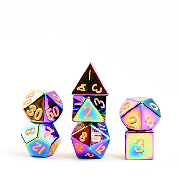 16mm Metal Polyhedral Dice Set