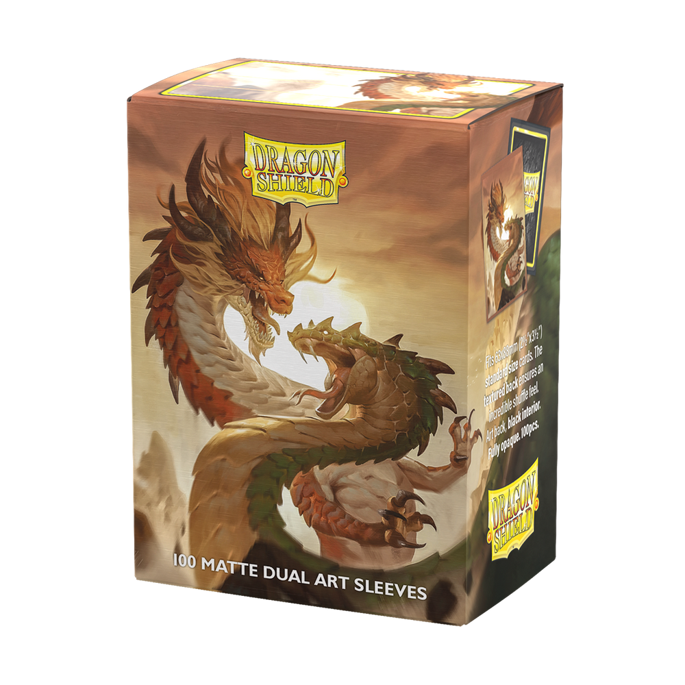 Dragon Shield: Standard Size 100ct Art Sleeves - Wood Snake 2025 (Dual Matte)