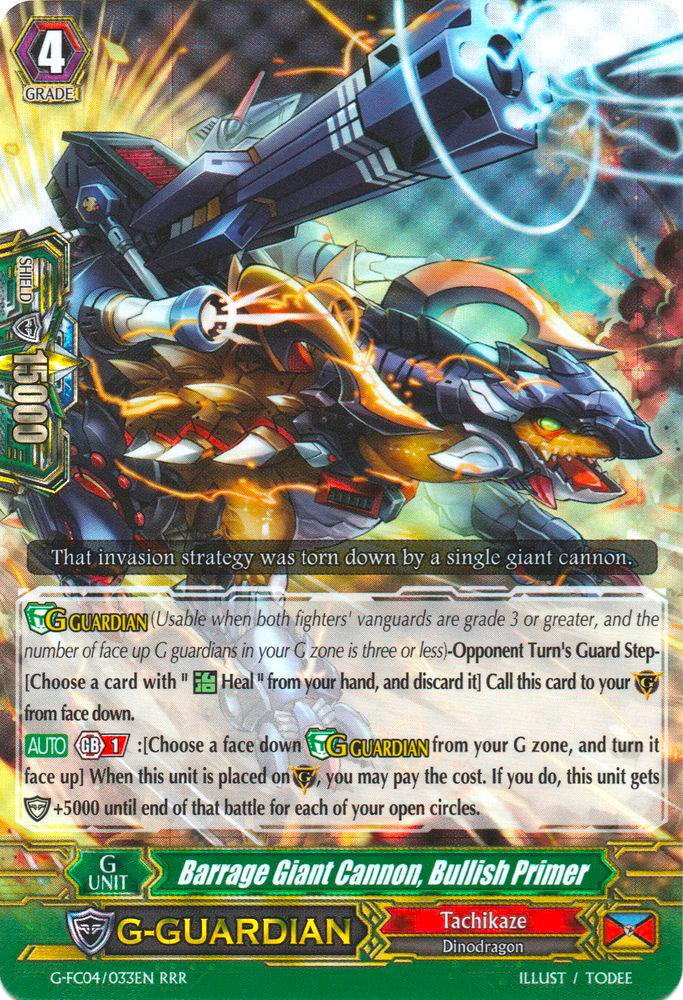 Barrage Giant Cannon, Bullish Primer (G-FC04/033EN) [Fighters Collection 2017]