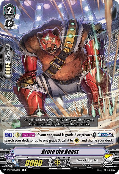 Brute the Beast (V-BT11/061EN) [Storm of the Blue Cavalry]