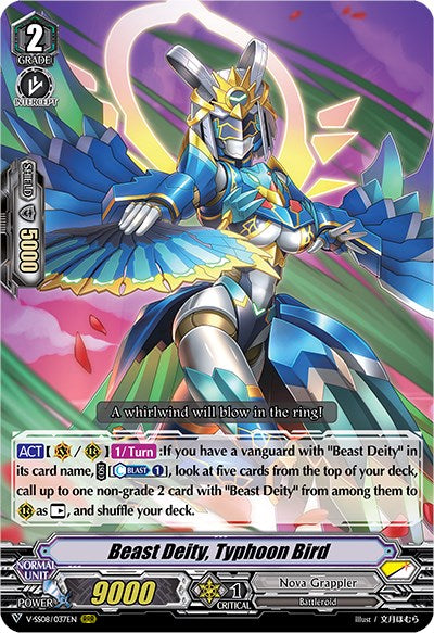 Beast Deity, Typhoon Bird (V-SS08/037EN) [Clan Selection Plus Vol.2]