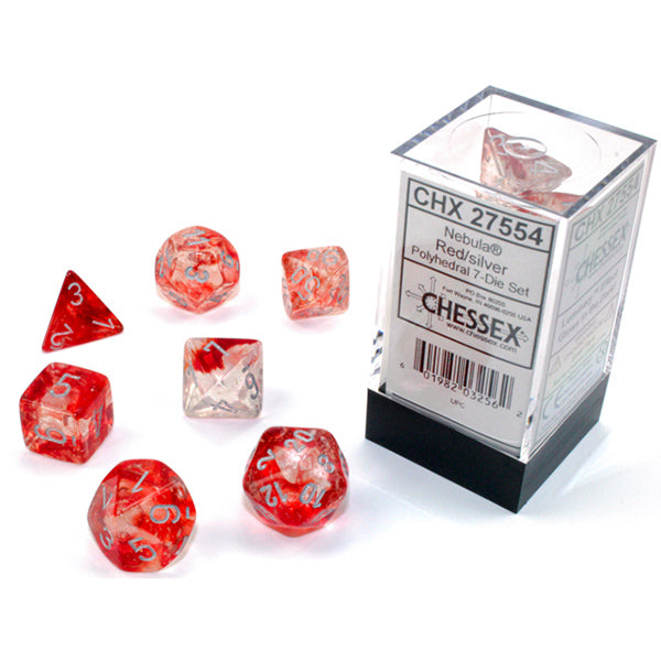 7-Die Set Nebula Luminary: Red/Silver