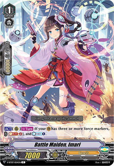 Battle Maiden, Imari (V-BT07/054EN) [Infinideity Cradle]