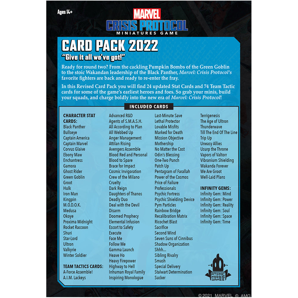 Marvel: Crisis Protocol Card Pack 2022