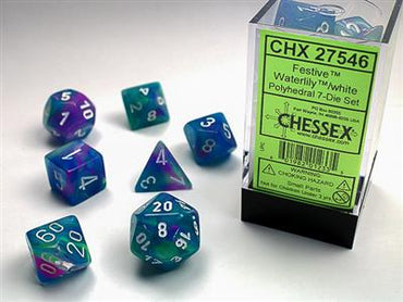 Festive Polyhedral 7-Die set
